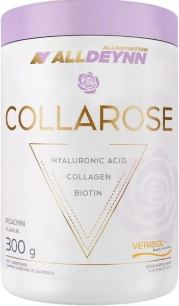 AllDeynn Collarose Kolagen VERISOL® dla Skóry Włosów i Paznokci 300g