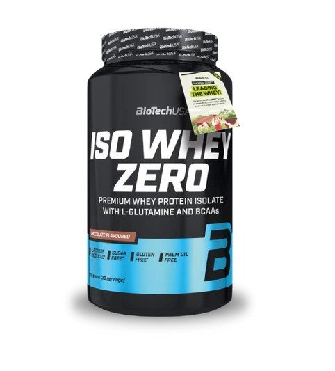 BioTechUSA Iso Whey Zero Izolat Białka Serwatkowego dla Wsparcia Mięśni Waniliowy 908g