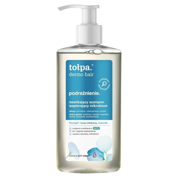 Tołpa Dermo Hair Nawilżający Szampon do Wrażliwej Skóry Głowy 250ml