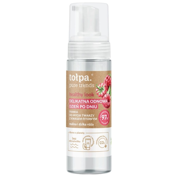 Tołpa Pure Trends Oczyszczająca Pianka do Mycia Twarzy Healthy Look z Kwasem Fitowym 150ml