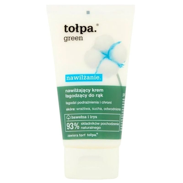 Tołpa Green Nawilżający Kojący Krem do Rąk Skóra Wrażliwa 75ml