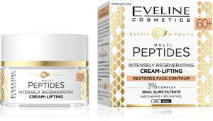Eveline Elixir Of Youth Multi Peptydy Intensywnie Regenerujący Krem-Lifting dla Skóry Dojrzałej 60+ 50ml