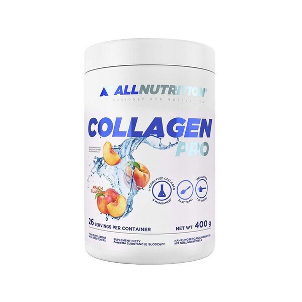 Allnutrition Collagen Pro Kolagen Hydrolizowany do Picia Peach 400g