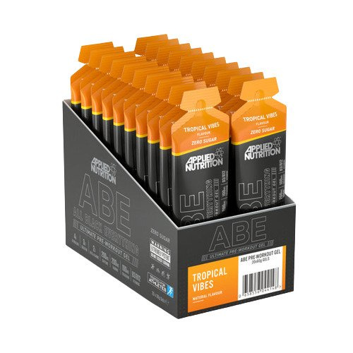 Applied Nutrition ABE All Black Everything Żel Przedtreningowy o Smaku Tropikalnym 20 x 60g