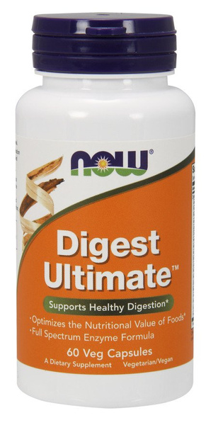 Now Foods Digest Ultimate Enzymy Trawienne 60 Kapsułek
