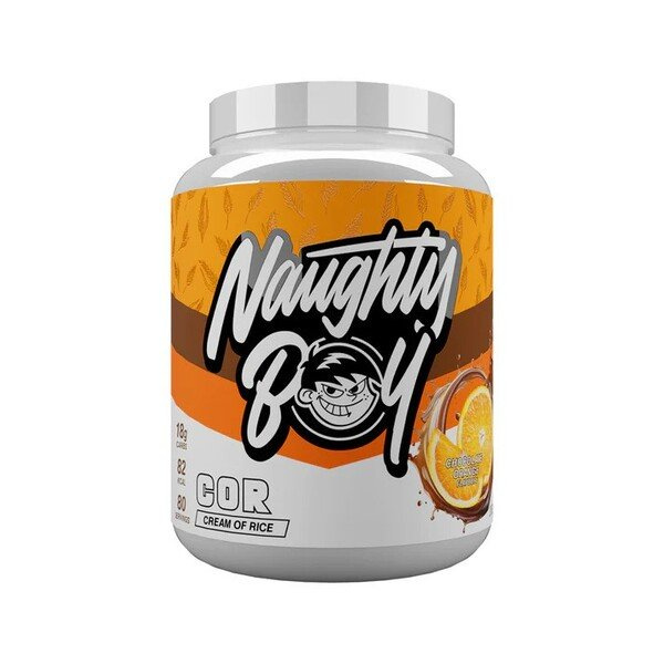 Naughty Boy Cream of Rice Czekolada Pomarańcza Odżywka Węglowodanowa na Energię 2000g