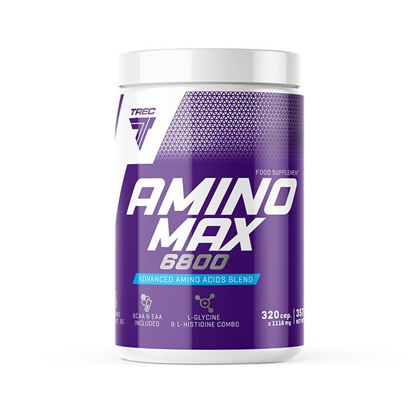 Trec Nutrition Amino Max 6800 Kompleks Aminokwasów 320 kaps.