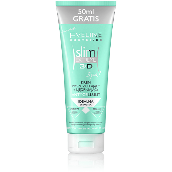 Eveline Slim Extreme 3D Krem Wyszczuplająco Ujędrniający Antycellulitowy 250ml