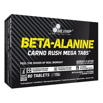Beta Alanine - Carno Rush Mega Tabs - 80 tabs