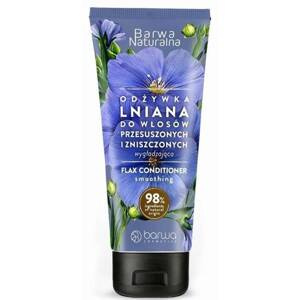 Barwa Naturalna Lniana Wzmacniająca Odżywka do Włosów Łamliwych 200ml