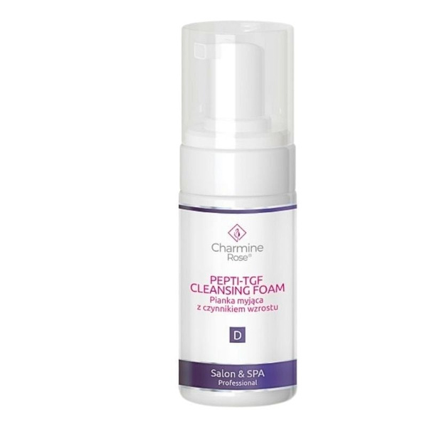 Charmine Rose PEPTI-TGF Cleansing Foam Pianka Myjąca z Czynnikiem Wzrostu TGF 100ml