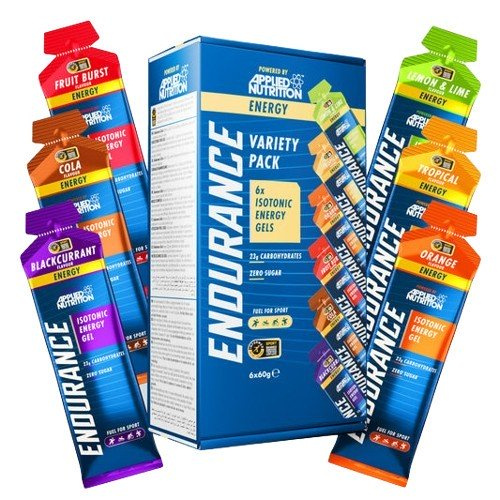 Applied Nutrition Endurance Izotoniczny Żel Energetyczny Zestaw Smaków Dla Sportowców 6x60g