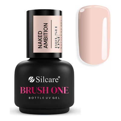 Silcare Brush One Bottle Gel żel budujący do paznokci Naked Ambition 15g