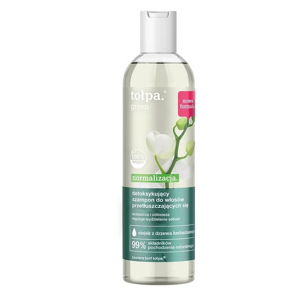 Tolpa Green Normalization Detoksykujący Szampon do Włosów Przetłuszczających się 300ml