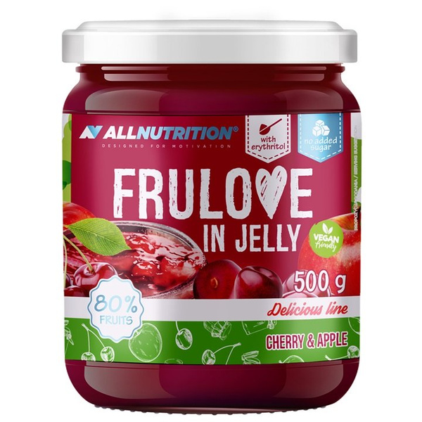 Allnutrition Delicious Line Frulove Owoce w Żelu Wiśnia i Jabłko 500g