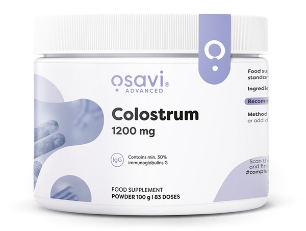 Osavi Colostrum w Proszku 1200mg 100g
