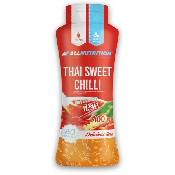 Allnutrition Sos Tajski Słodkie Chilli Niskokaloryczny do Posiłków Dietetycznych 400g