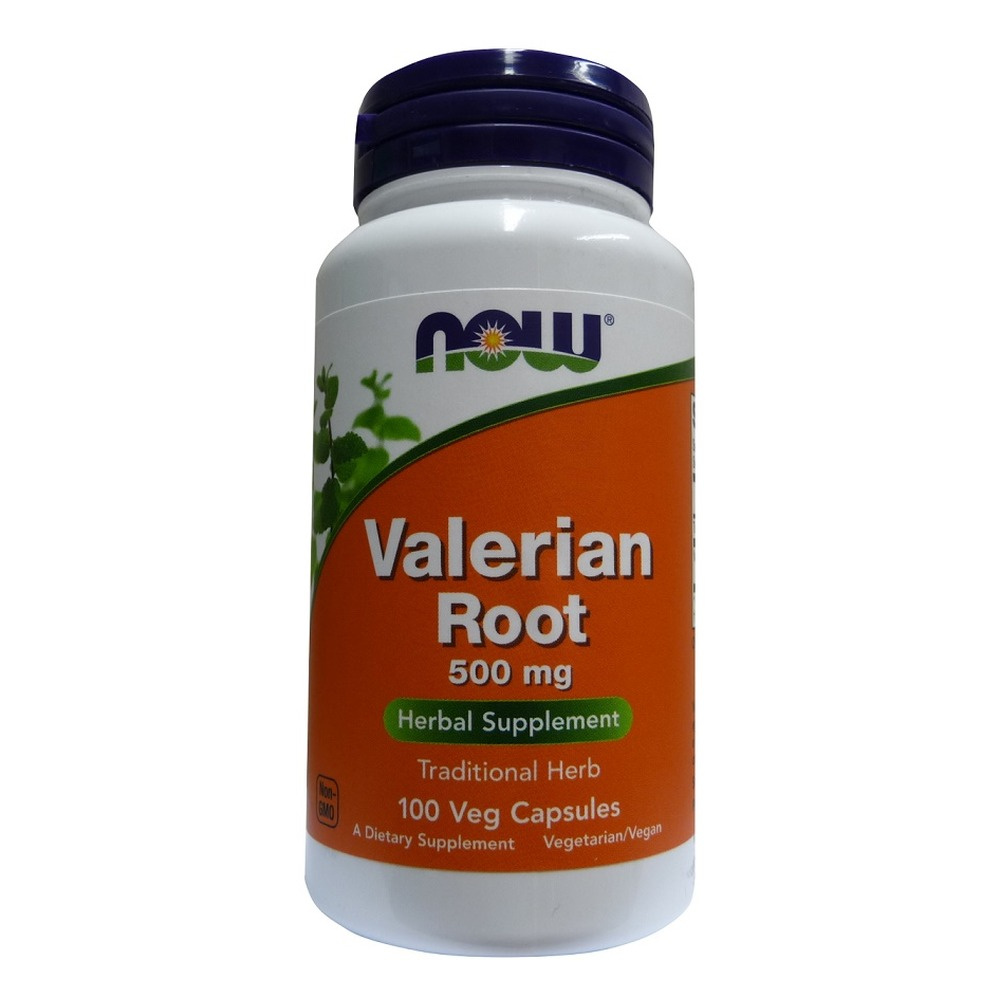 Now Foods Valerian Root 500mg Kozłek Lekarski Waleriana Relaks i Wyciszenie 100 Kapsułek