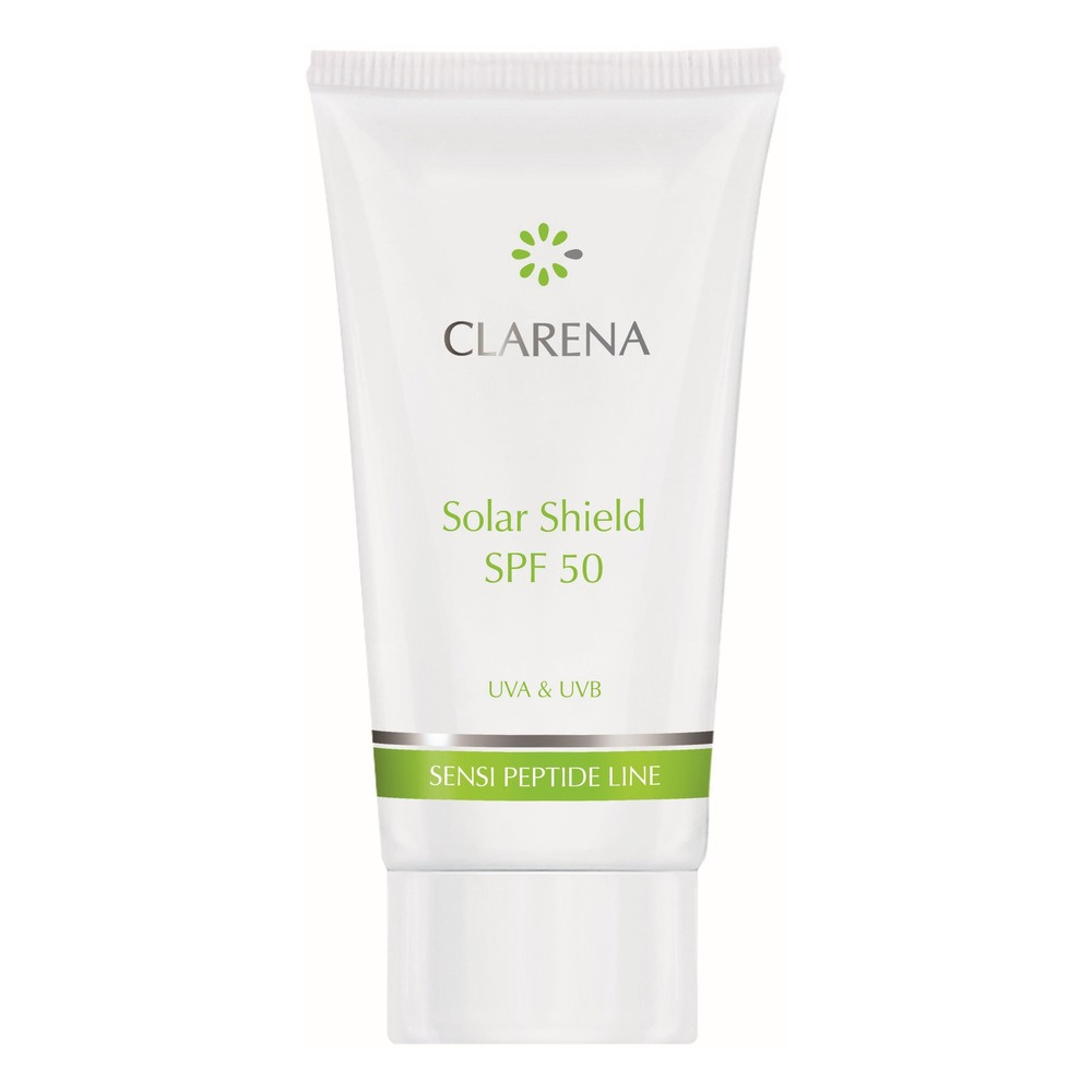 Clarena Sensi Peptide Solar Shield Krem Przeciwsłoneczny SPF50 30ml