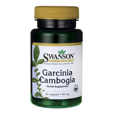 Swanson Garcinia Cambogia 80mg Wspierająca Kontrolę Wagi 60 Kapsułek