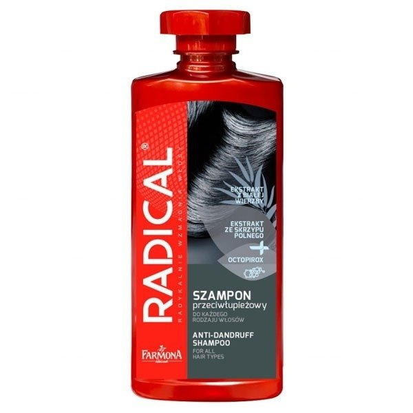 Radical Szampon Przeciwłupieżowy do Każdego Rodzaju Włosów 400ml