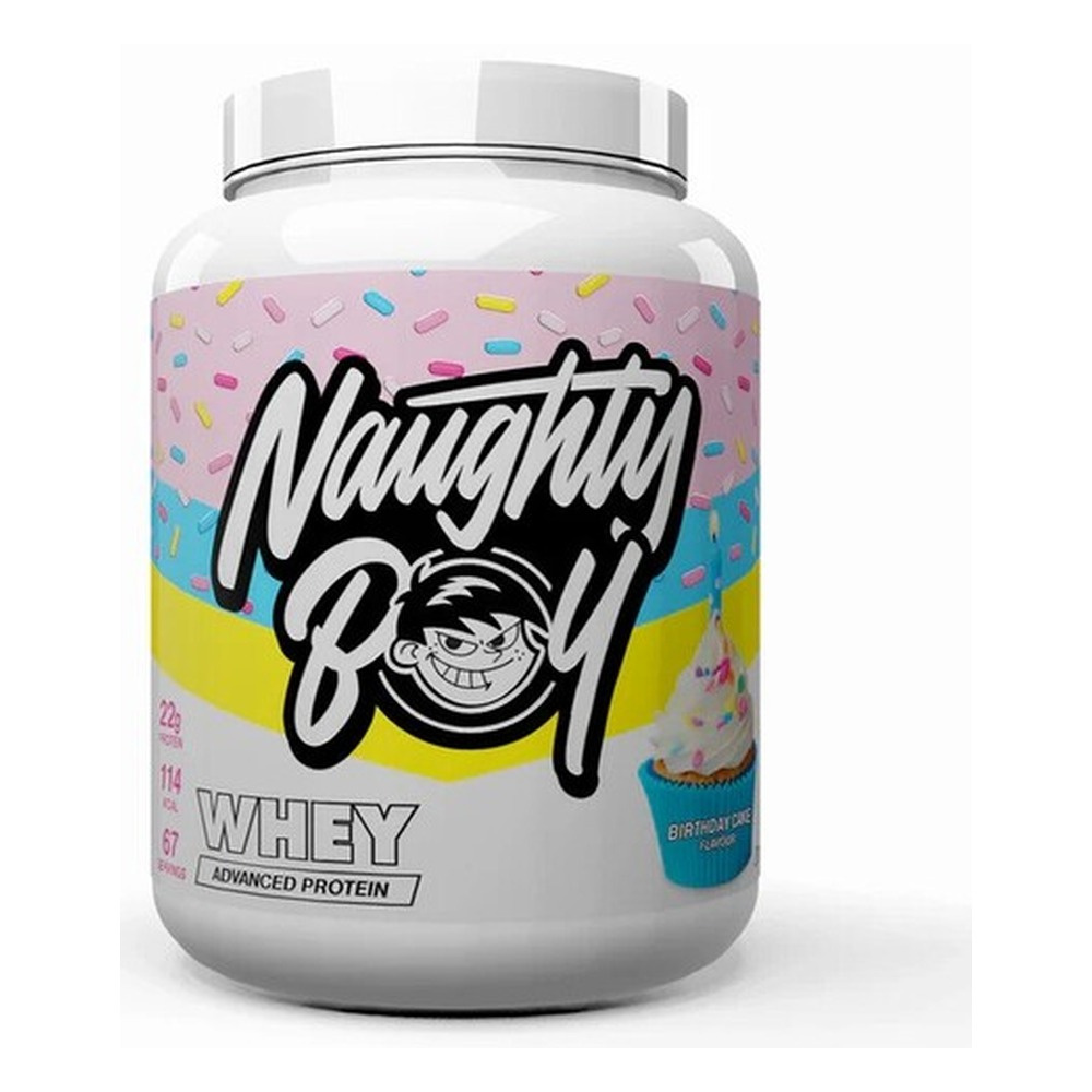 Naughty Boy Advanced Whey Białko Serwatkowe o Smaku Tortu Urodzinowego Na Wzrost Mięśni 2010g
