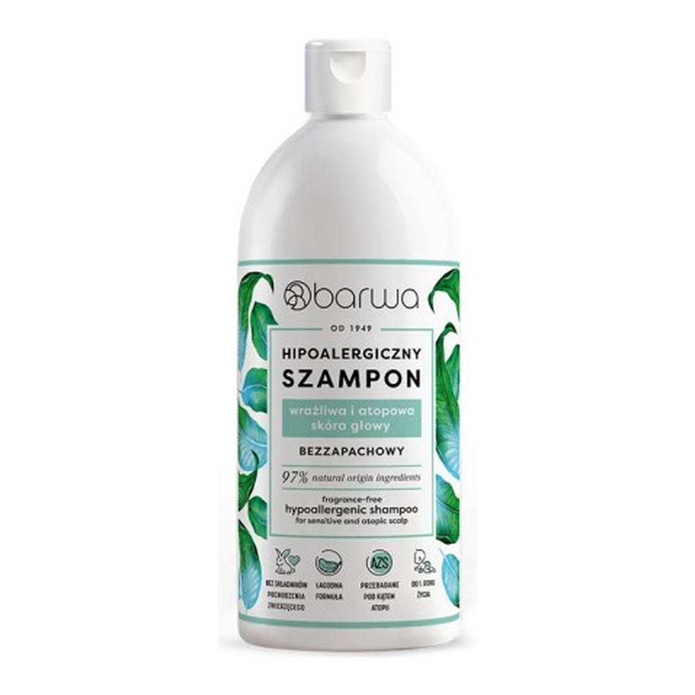 Barwa Hipoalergiczny Szampon Bezzapachowy 400ml