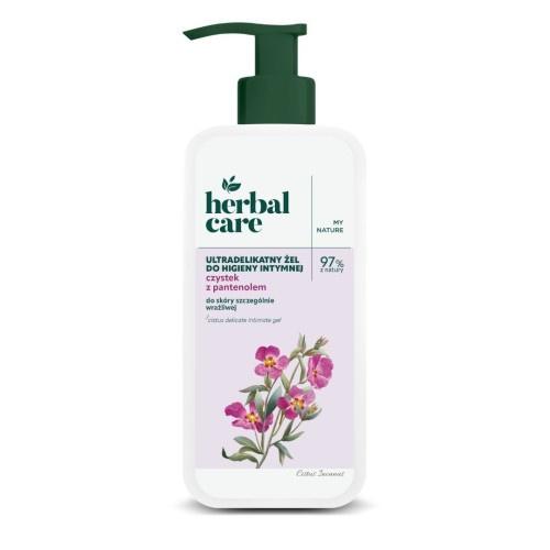 Herbal Care Ultradelikatny Żel do Higieny Intymnej Czystek i Pantenol 330ml