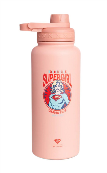 Bohtal Insulated Sports Bottle - DC Comics, Supergirl Drama Free - 960 ml.