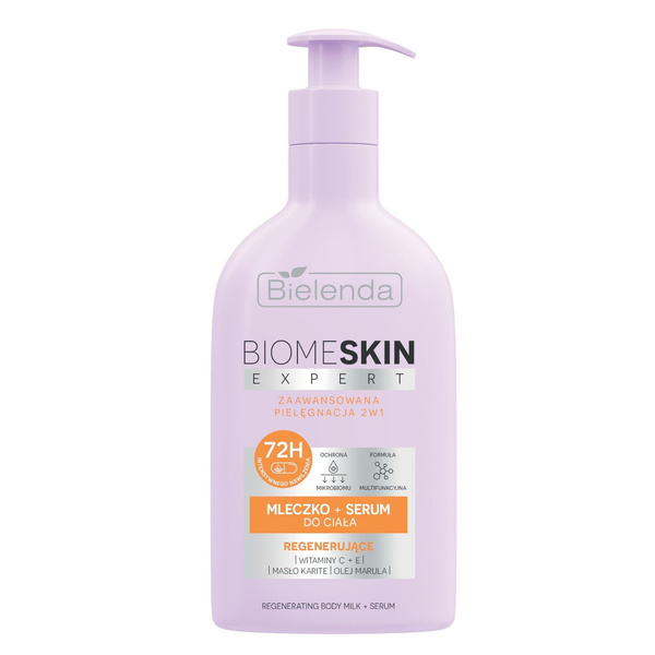 Bielenda Biome Skin Expert Regenerujące Mleczko i Serum do Ciała 2w1 350ml