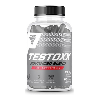 Trec Nutrition Testoxx 1230mg 60 Kapsułek - Ziołowe Wsparcie dla Mężczyzn