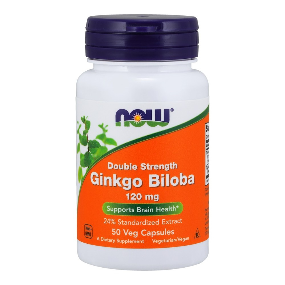 Ginkgo Biloba Double Strength, 120mg - 50 vcaps