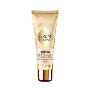 Bielenda Serum Make-Up Korygujący Fluid i Serum SPF50 Natural Beige 30g
