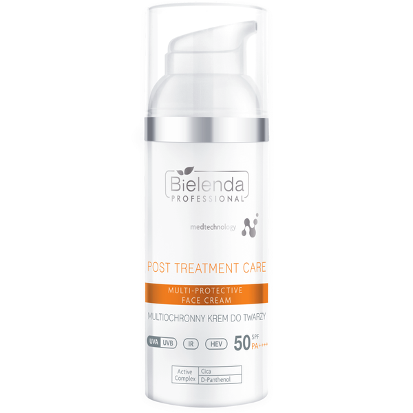 Bielenda Professional IS Post Multiochronny krem do Twarzy SPF50 PA++++ Cica & D-Panthenol 50ml
