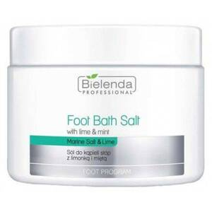 Bielenda Professional Foot Program Sól do Kąpieli Stóp Limonka i Mięta 600g