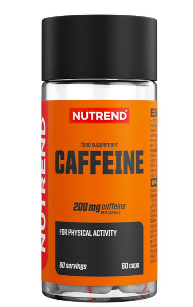 Nutrend Kofeina 200mg Suplement na Energię i Koncentrację 60 Kapsułek