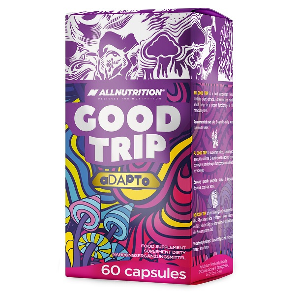 AllNutrition Suplement Diety Good Trip Adapto z Ekstraktami Roślinnymi 60 Kapsułek