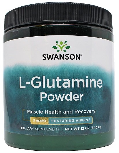 Swanson AjiPure L-Glutamina w Proszku na Wsparcie Regeneracji 340g