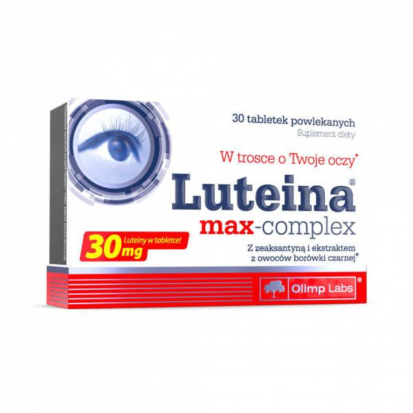Olimp Luteina Max Complex na Wsparcie Wzroku z Borówką 30 Tabletek