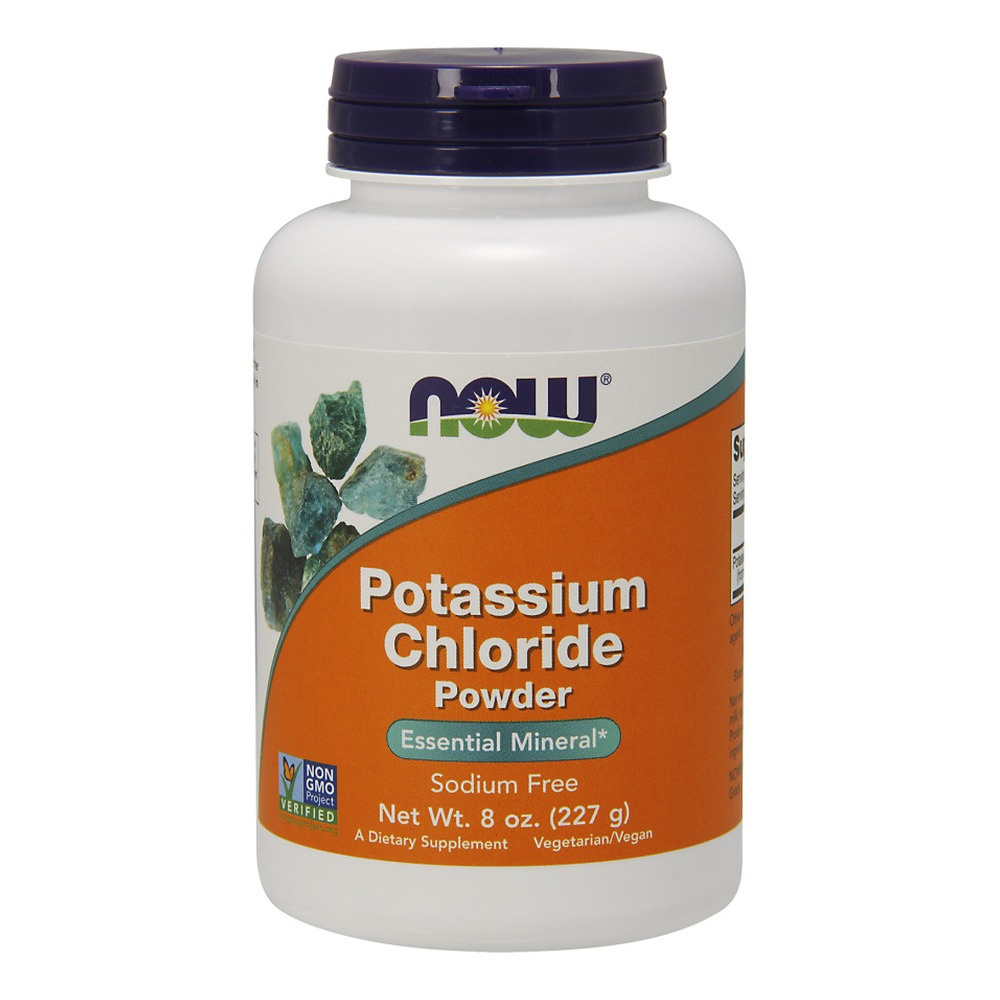 Now Foods Potassium Chloride Powder Chlorek Potasu Puder 227g