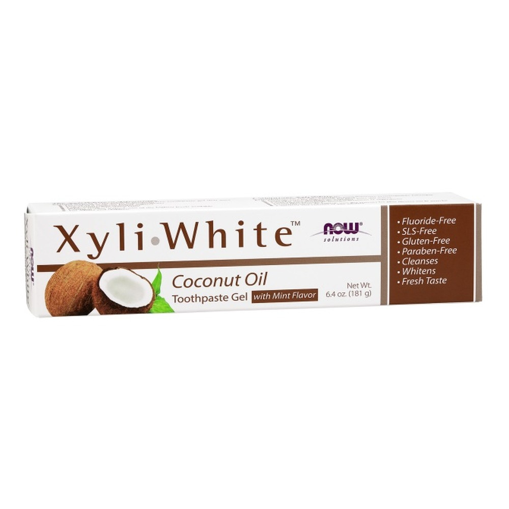 Now Foods XyliWhite Pasta do Zębów w Żelu z Olejem Kokosowym 181g