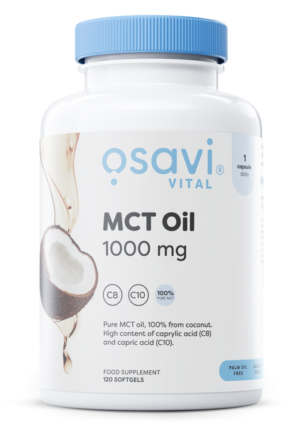 Osavi Olej MCT 1000 mg 120 kapsułek