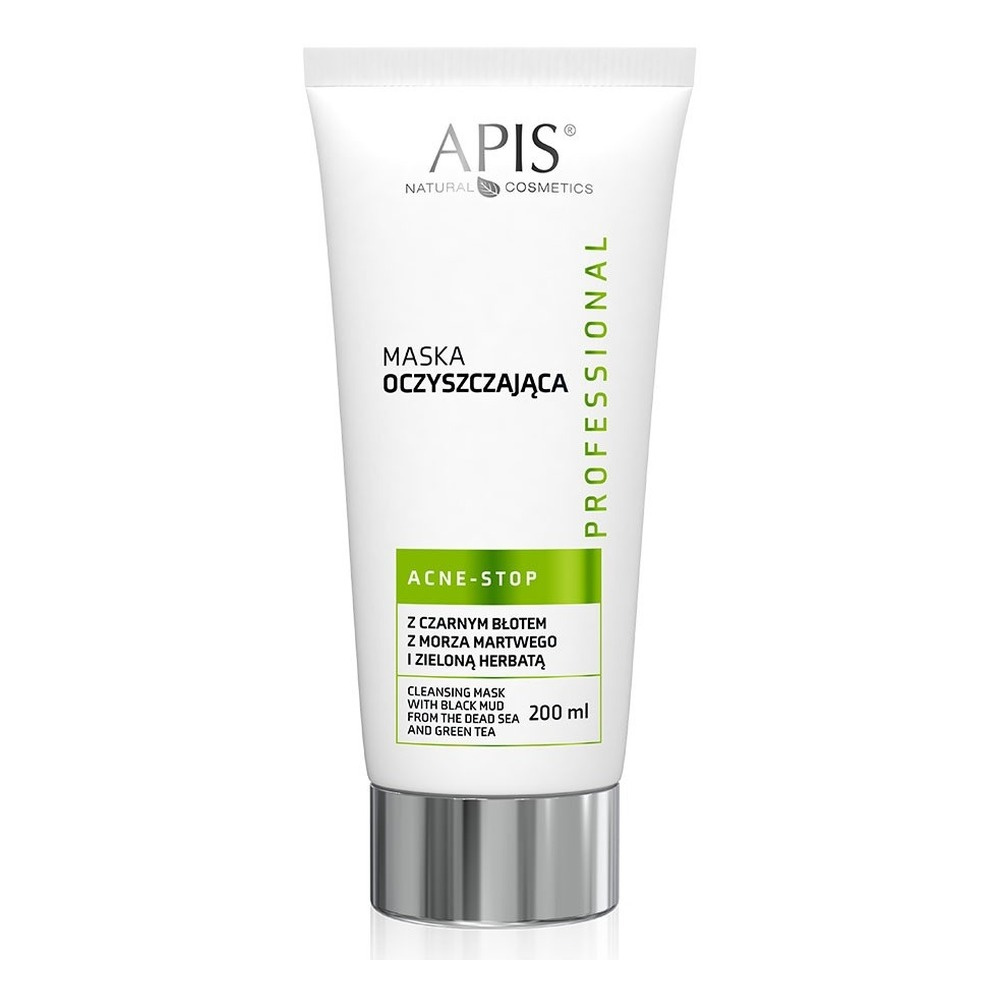 Apis Professional Acne Stop Maska z Błotem z Morza Martwego i Zieloną Herbatą 200ml
