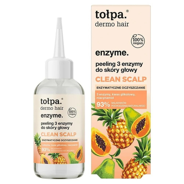 Tołpa Dermo Hair Enzymatyczny Peeling do Skóry Głowy 3 Enzymy 100ml
