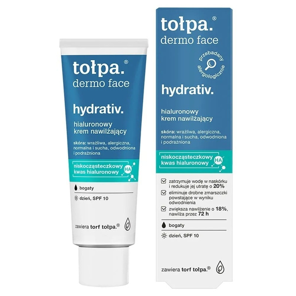 Tolpa Dermo Face Hydrativ Krem Nawilżający SPF 10 40ml