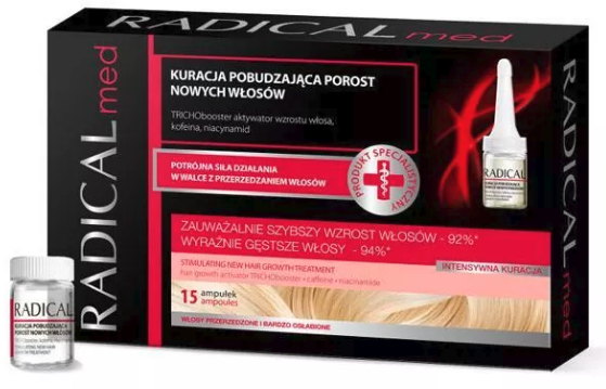 Radical Med Kuracja Pobudzająca Porost Nowych Włosów 15x5ml