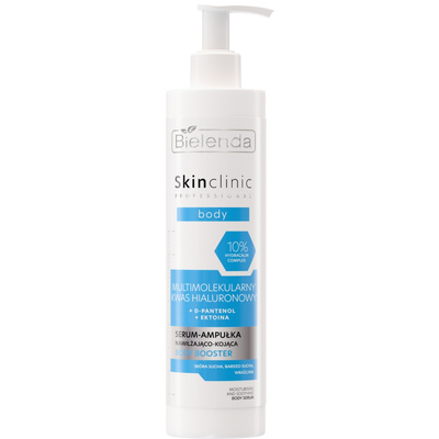 Bielenda Skin Clinic Professional Serum-Ampułka do Ciała Nawilżające i Kojące z Multocząsteczkowym Kwasem Hialuronowym 250ml