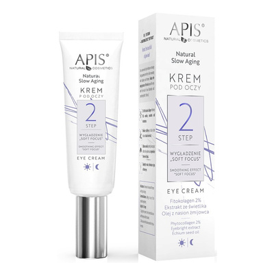 Apis Natural Slow Aging Step 2 Wygładzający Krem pod Oczy Soft Focus 15ml