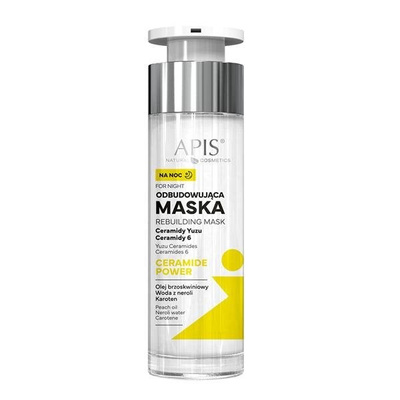 Apis Ceramide Power Odbudowująca Maska dla Skóry Suchej Szarej i Wrażliwej na Noc 50ml