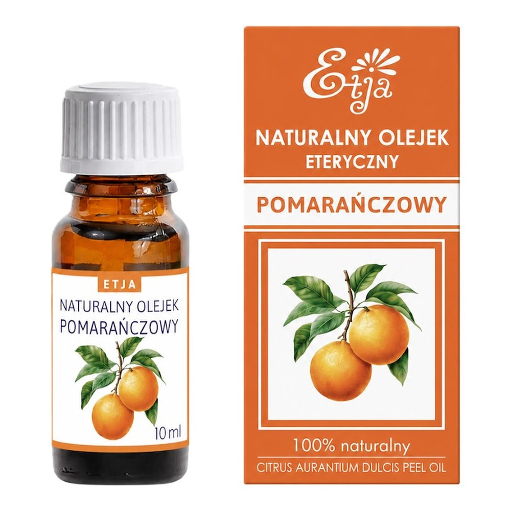 Etja Naturalny Olejek Eteryczny Pomarańczowy 10ml